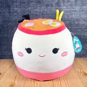 New 14” Raisy Ramen Squishmallow Large Ultrasoft Official Jazwares Plush NIB NWT